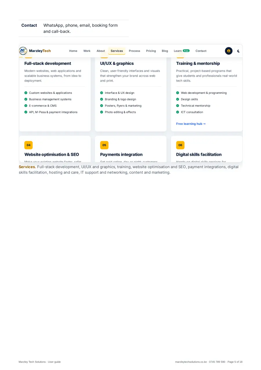 User guide page 5 of 18