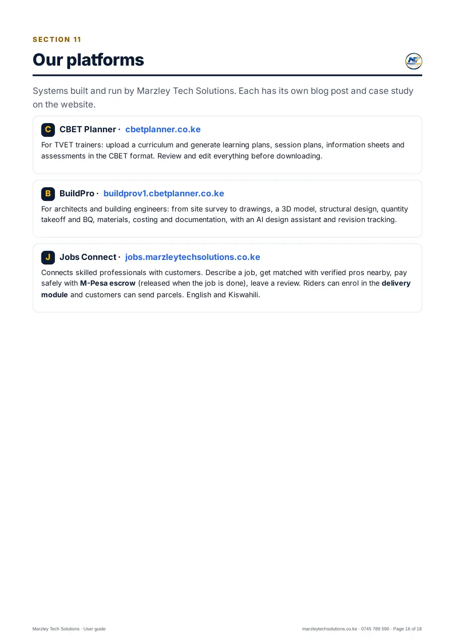 User guide page 16 of 18